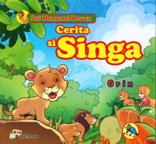 Cover Buku Cerita si Singa