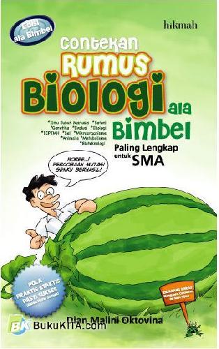 Cover Buku Contekan Rumus Biologi ala Bimbel Paling Lengkap untuk SMA
