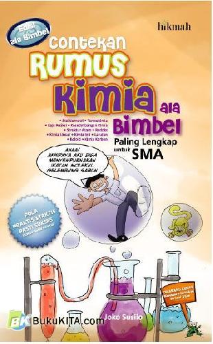 Cover Buku Contekan Rumus Kimia ala Bimbel Paling Lengkap untuk SMA