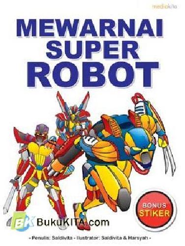 Cover Buku Mewarnai Super Robot