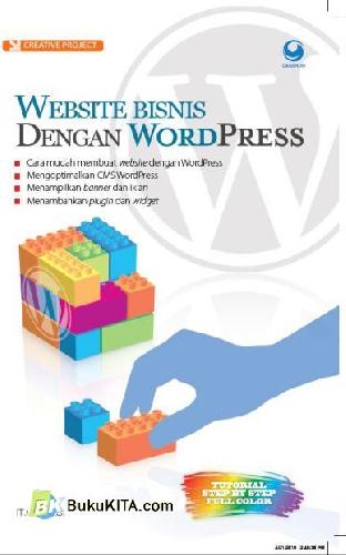 Cover Buku Creative Project : Website Bisnis Dengan WordPress