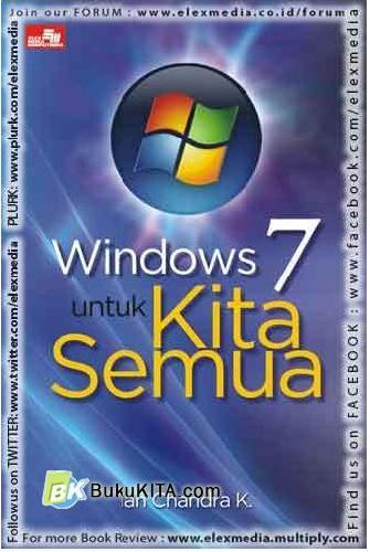 Cover Buku Windows 7 untuk Kita Semua