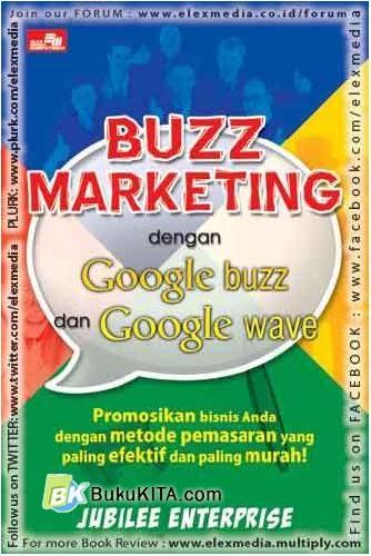 Cover Buku Buzz Marketing dengan Google buzz dan Google wave
