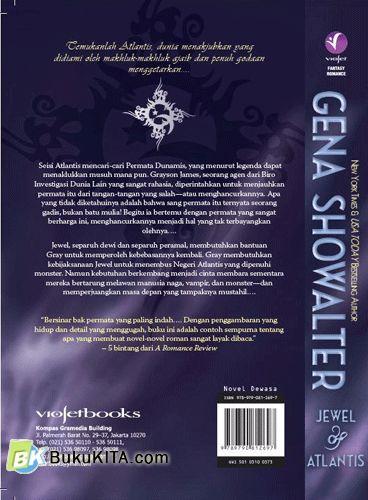 Cover Belakang Buku Violet Books: Jewel of Atlantis - Permata dari Atlantis