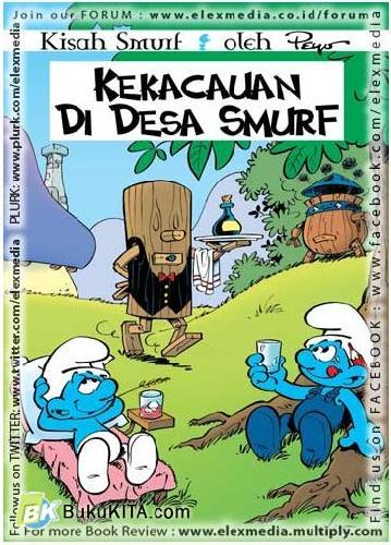 Cover Buku Smurf : Kekacauan di Desa SMURF