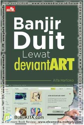 Cover Buku Banjir DUit Lewat Deviantart