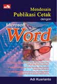 Cover Buku Mendesain Publikasi Cetak dengan Microsoft Word