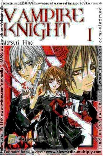 Cover Buku Vampire Knight 1