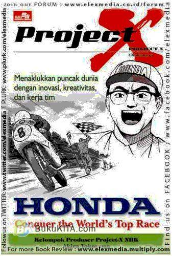Cover Buku HONDA - Conquer the Worlds Top Race