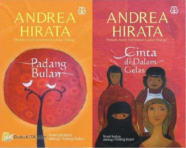 Cover Buku Dwilogi Padang Bulan & Cinta Di Dalam Gelas