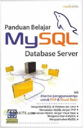 Cover Buku Panduan Belajar MySQL Database Server