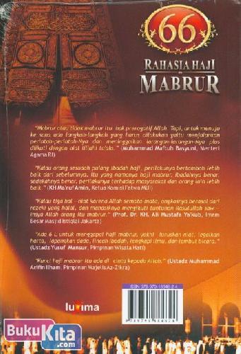 Cover Belakang Buku 66 Rahasia Haji Mabrur