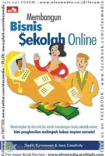 Cover Buku Membangun Bisnis Sekolah Online