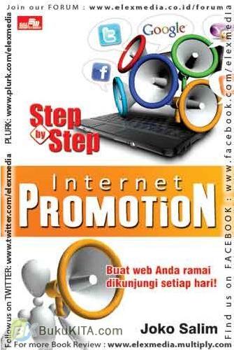 Cover Buku Step by Step Internet Promotion