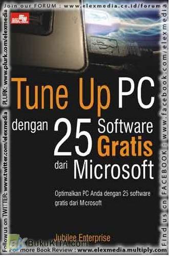 Cover Buku Tune Up PC dengan 25 Software Gratis dari Microsoft