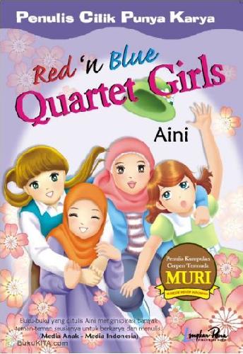 Cover Buku Red N Blue Quartet Girls