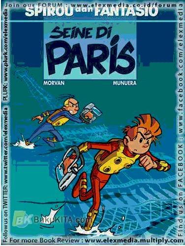 Cover Buku Spirou - SEINE DI PARIS