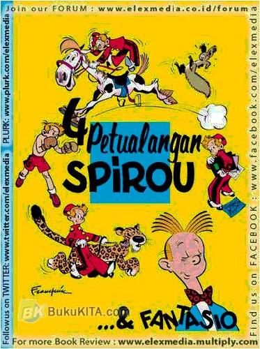 Cover Buku Spirou - 4 Petualangan Spirou Dan Fantasio