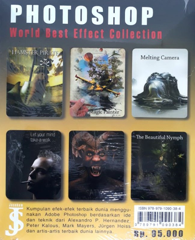 Cover Belakang Buku Photoshop - World Best Effect Collection (Full Color)