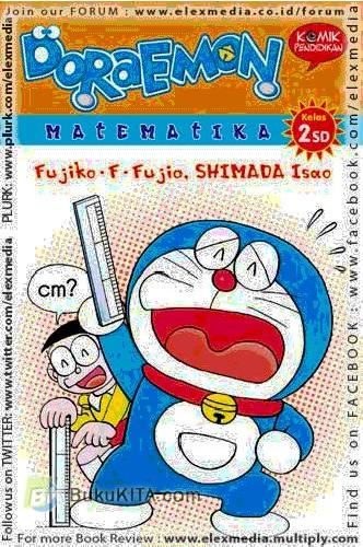 Cover Buku Doraemon Matematika Untuk Anak Kelas 2 SD