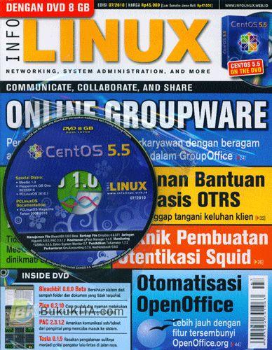 Cover Buku Info Linux #01 - Juli 2010