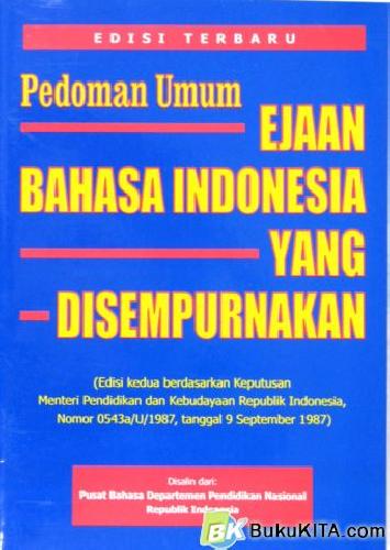 Cover Buku PEDOMAN UMUM EYD ( Koran ) 