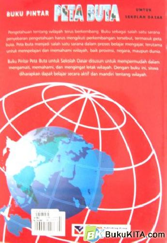 Cover Belakang Buku BUKU PINTAR PETA BUTA UNTUK SD 