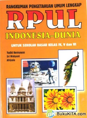 Cover Buku RPUL INDONESIA-DUNIA UNTUK SD ORANGE