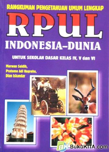 Cover Buku RPUL INDONESIA-DUNIA UNTUK SD UNGU