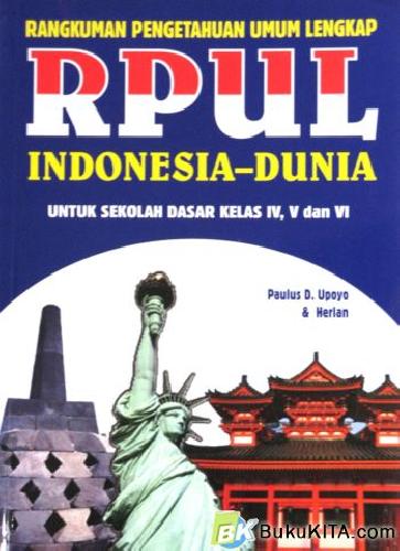 Cover Buku RPUL INDONESIA-DUNIA UNTUK SD BIRU