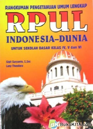 Cover Buku RPUL INDONESIA-DUNIA UNTUK SD MERAH
