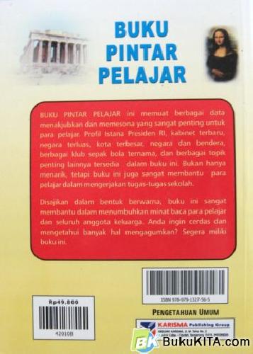 Cover Belakang Buku BUKU PINTAR PELAJAR (Soft Cover)