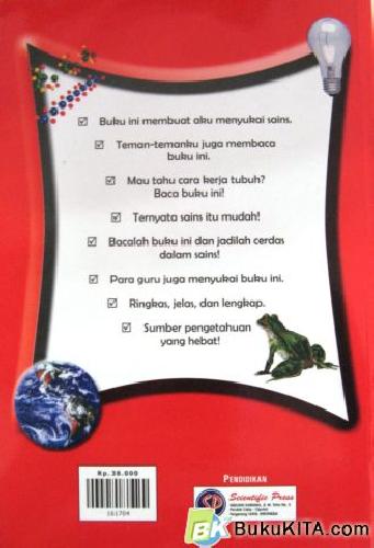 Cover Belakang Buku INTISARI SAINS UNTUK SD
