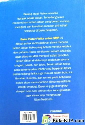 Cover Belakang Buku BUKU PINTAR FISIKA UNTUK SMP