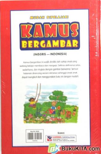 Cover Belakang Buku MUDAH DIPELAJARI:KAMUS BERGAMBAR (INGGRIS-INDONESIA) Hard Cover