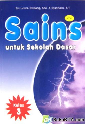Cover Buku SAINS UNTUK SEKOLAH DASAR KELAS 3