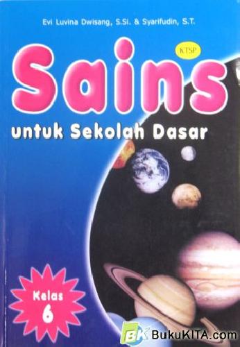 Cover Buku SAINS UNTUK SEKOLAH DASAR KELAS 6