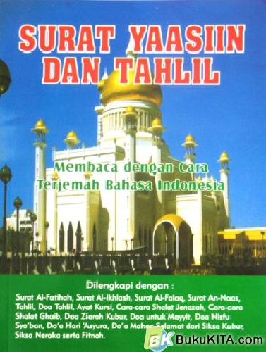 Cover Buku SURAT YAASIIN & TAHLIL 
