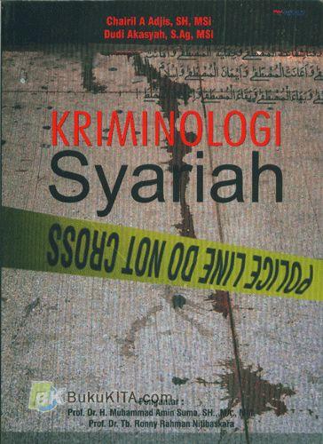 Cover Buku Kriminologi Syariah