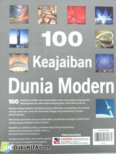 Cover Belakang Buku 100 KEAJAIBAN DUNIA MODERN