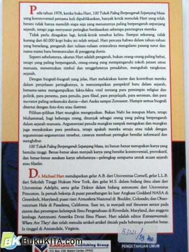 Cover Belakang Buku 100 TOKOH PALING BERPENGARUH SEPANJANG MASA