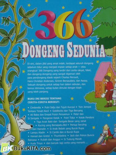 Cover Belakang Buku 366 DONGENG SEDUNIA (Soft Cover)