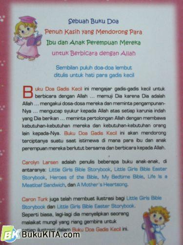 Cover Belakang Buku BUKU DOA GADIS KECIL (Soft Cover)