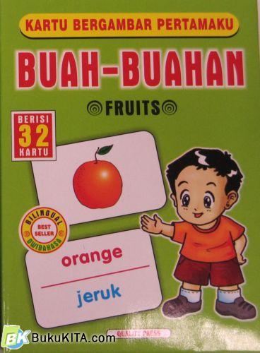 Cover Buku KARTU BERGAMBAR PERTAMAKU BUAH-BUAHAN