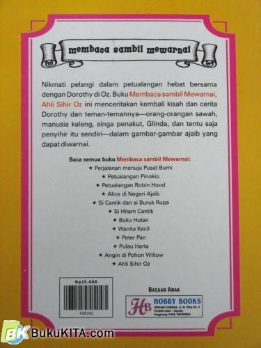 Cover Belakang Buku MEMBACA & MEWARNAI AHLI SIHIR OZ