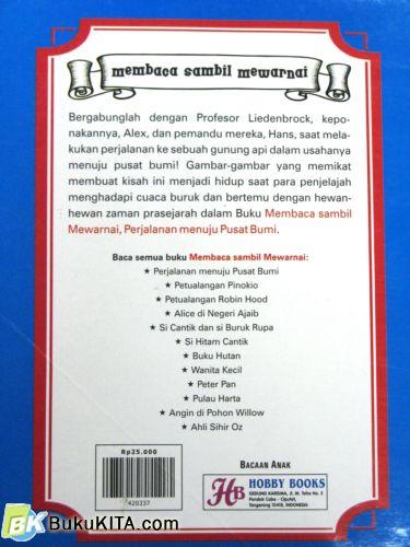 Cover Belakang Buku MEMBACA & MEWARNAI PERJALANAN PUSAT BUMI 