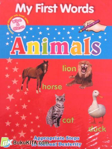 Cover Buku MY FIRST WORDS ANIMALS