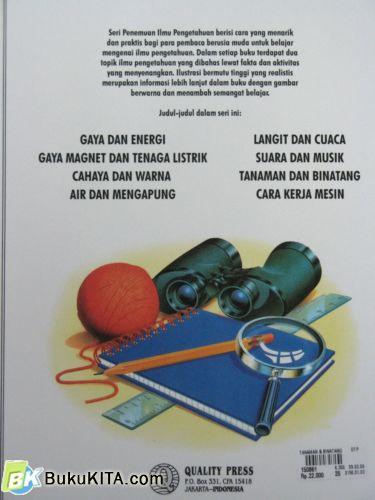 Cover Belakang Buku PENEMUAN ILMU PENGETAHUAN: TANAMAN & BINATANG