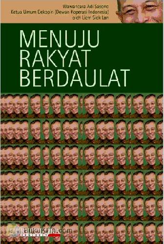 Cover Buku Menuju Rakyat Berdaulat