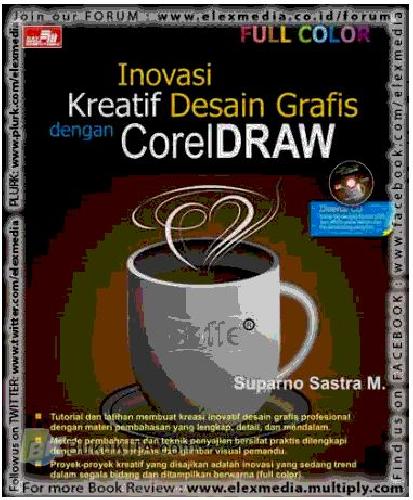 Cover Buku Inovasi Kreatif Desain Grafis dengan CorelDraw (full color)